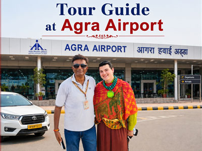 TOUR GUIDE AT AGRA AIRPORT